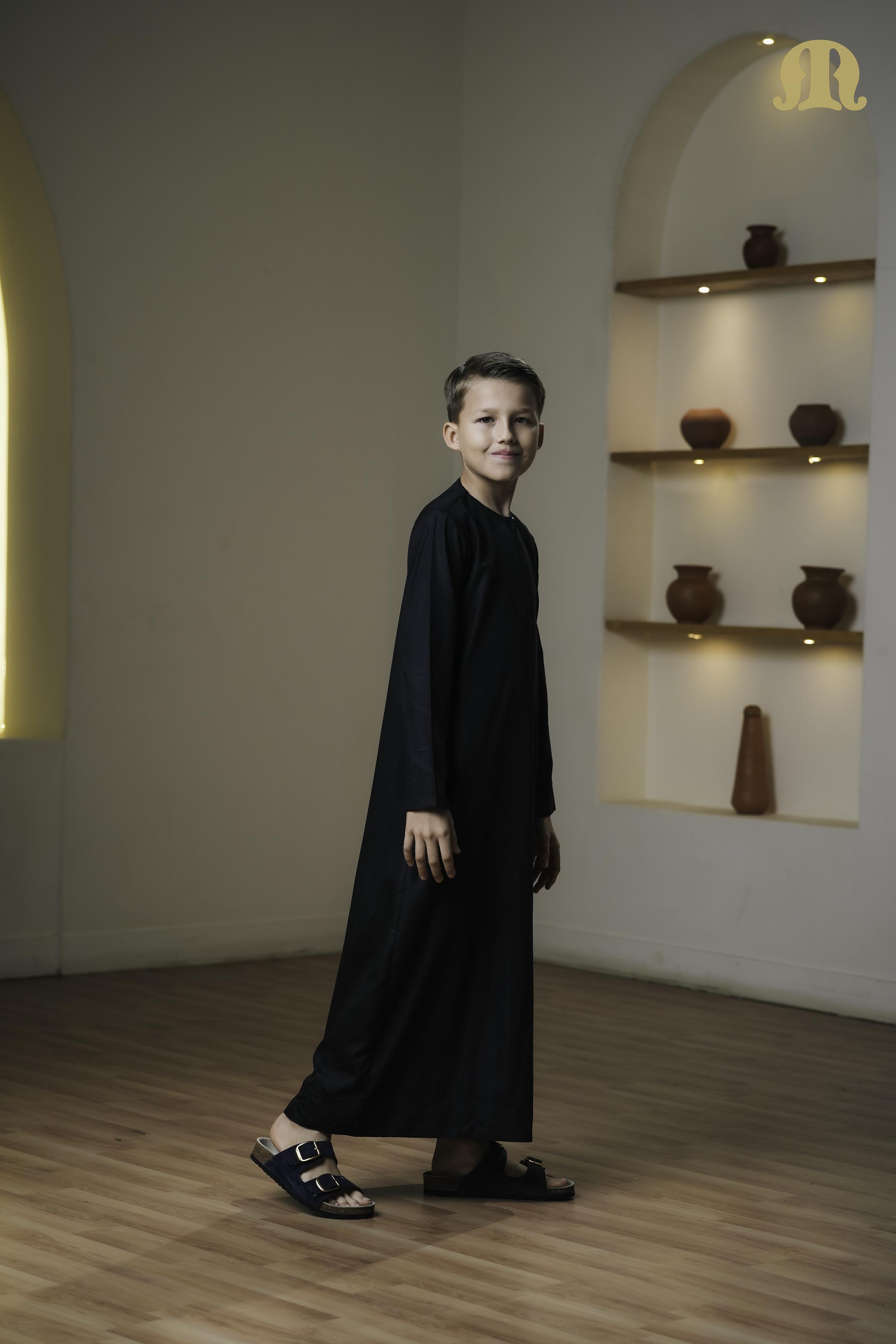 Kurvig Omani 2.0 White Thobe Kids